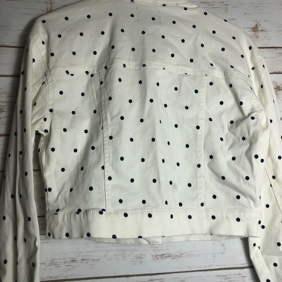 Tinsel Small Polka Dot Short Cropped Jacket - Picture 7 of 7